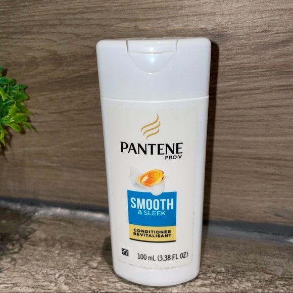 🆕Pantene Pro-V Smooth & Sleek 3‎ Conditioner 3.38 fl oz TRAVEL SIZE Hydrate - Picture 3 of 7